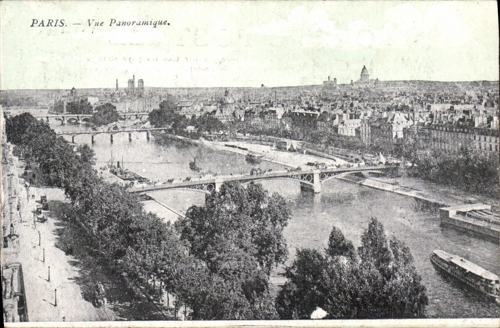 CPA Paris Vue panoramique