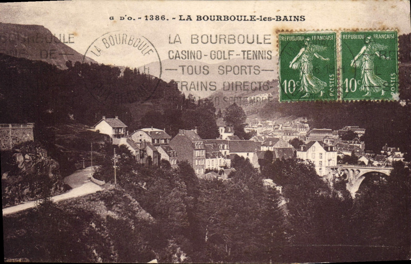 CPA La Bourboule les Bains 