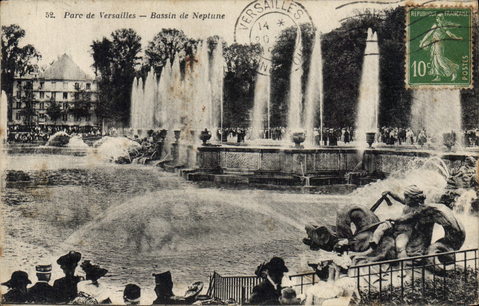 CPA Parc de Versailles Bassin de Neptune 