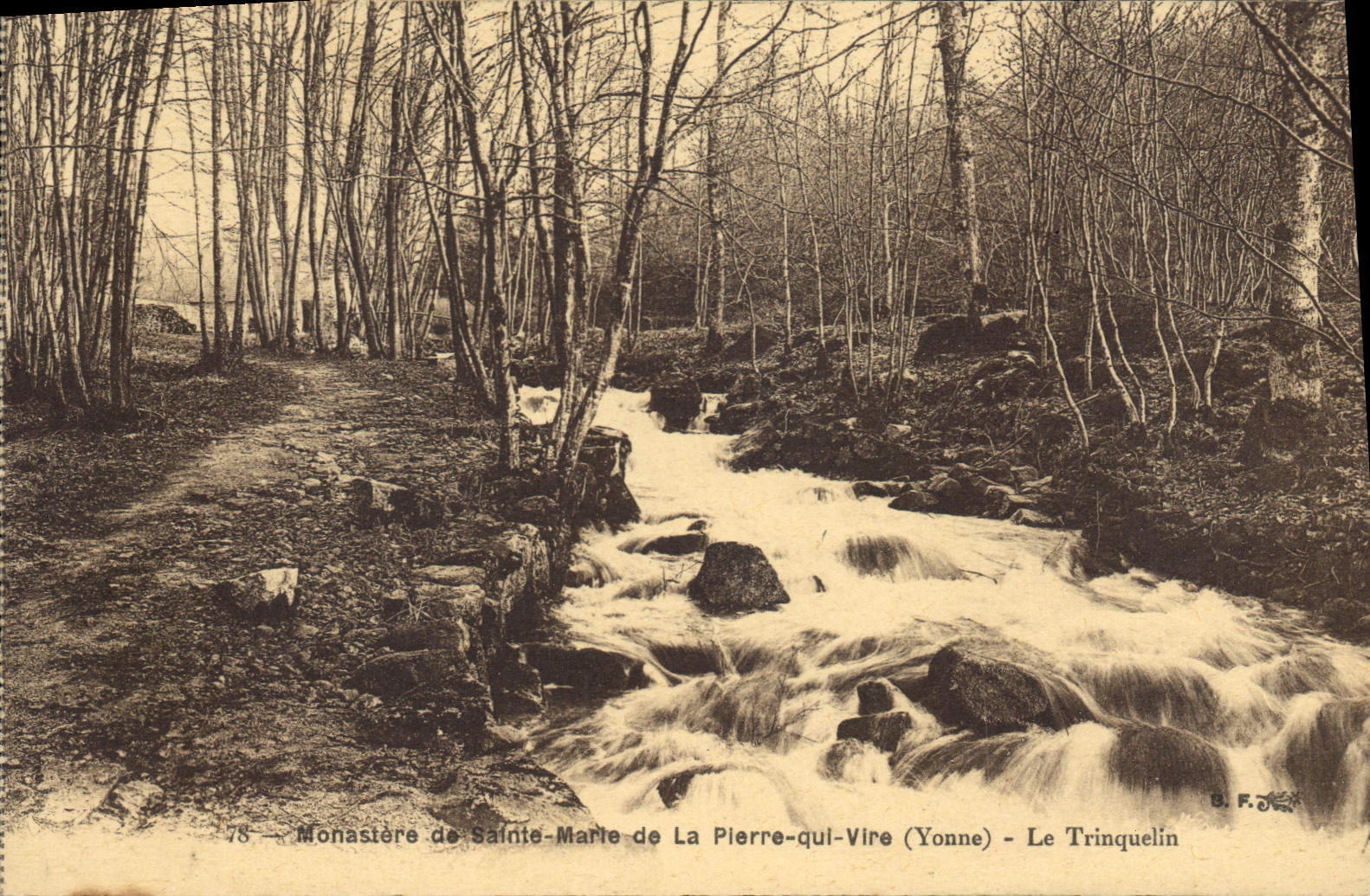 CPA Monastere de Sainte Marie de la Pierre qui Vire Yonne le Trinquelin 