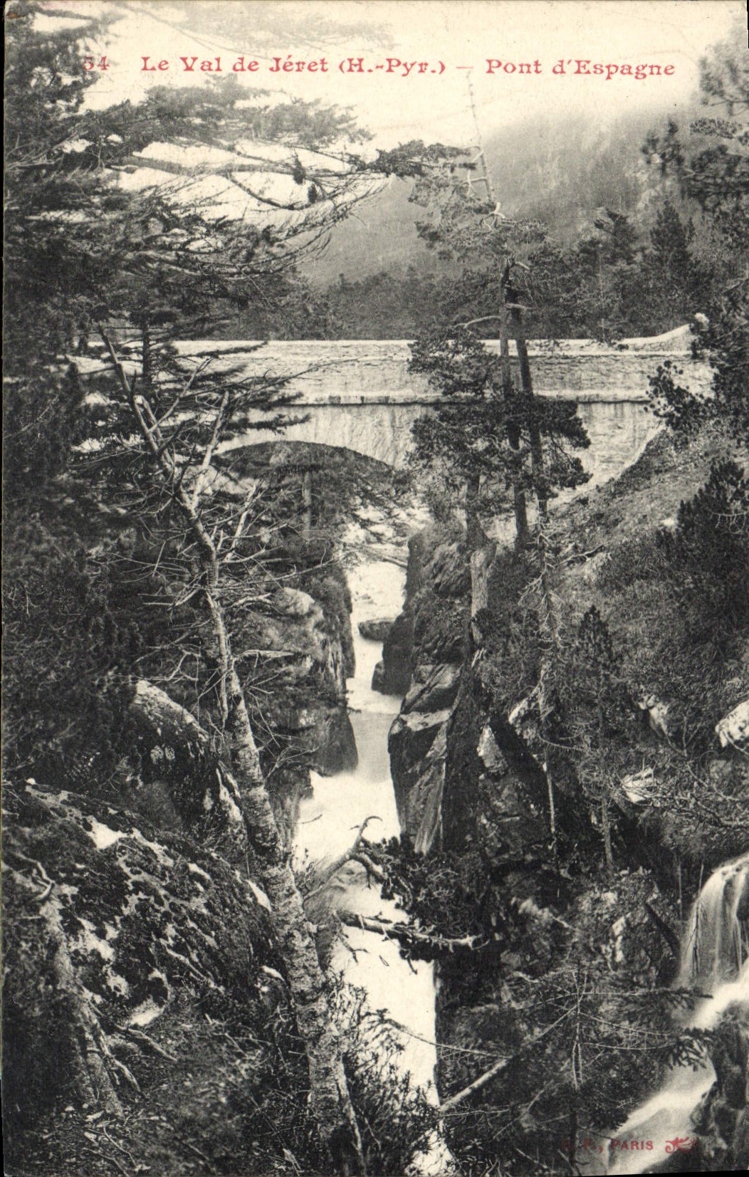 CPA Le Val de Jeret H Pyr Pont d'Espagne 