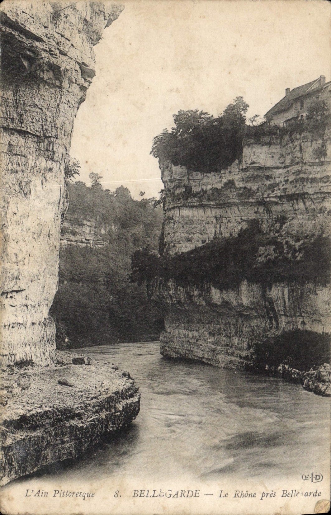 CPA Bellegarde Le Rhone pres Bellegarde