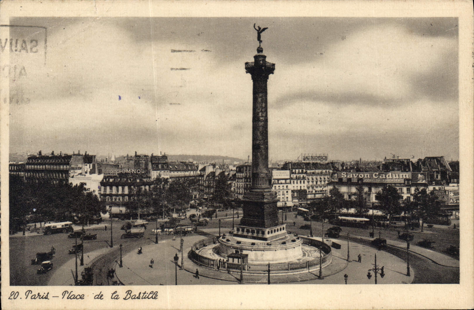 CPA Paris Place de la Bastille 
