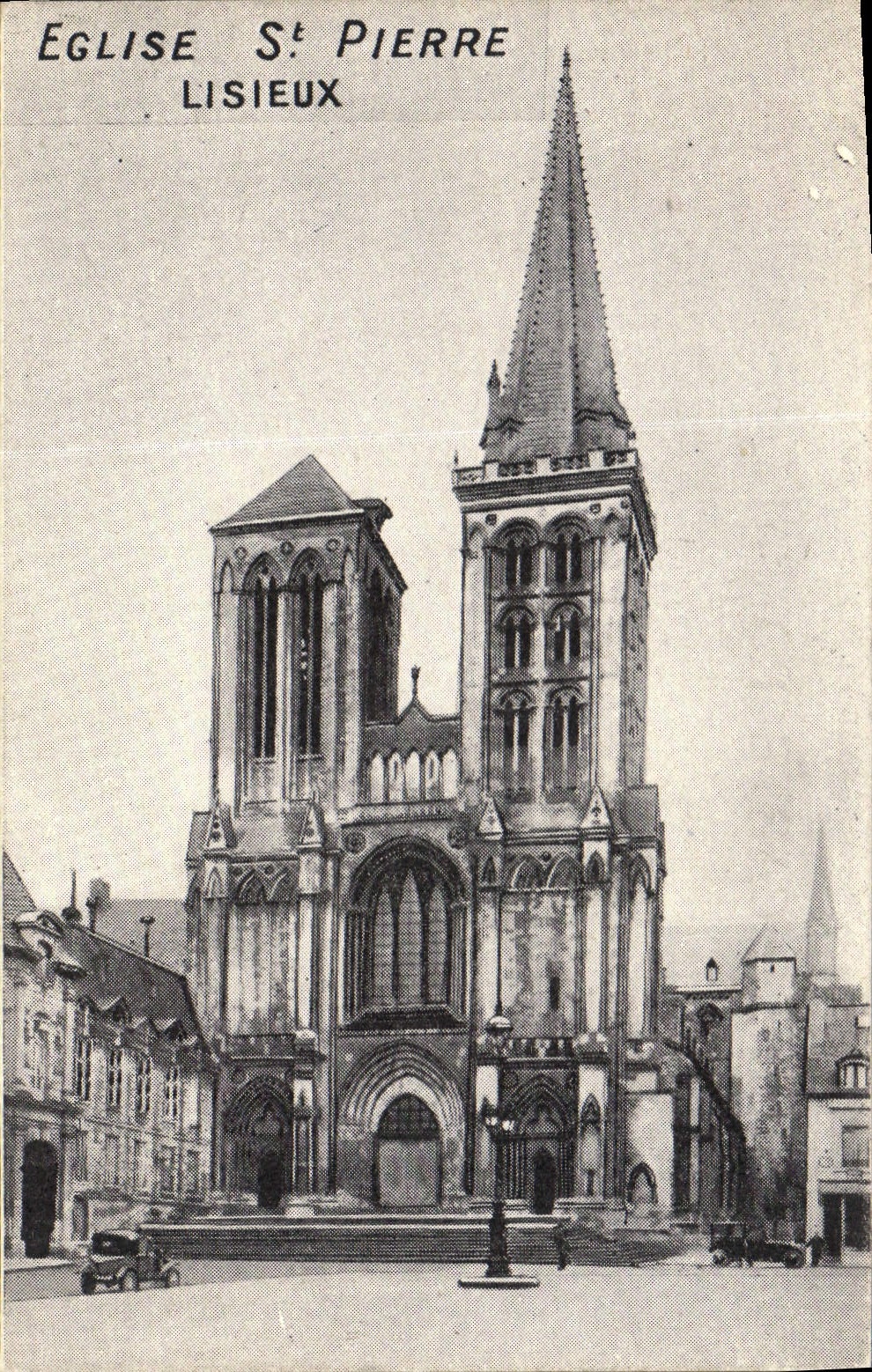 CPA Eglise St Pierre Lisieux 