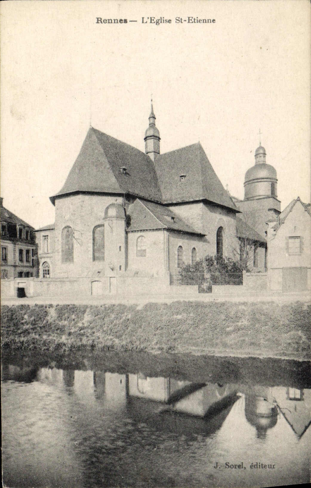 CPA Rennes l'Eglise St Etienne 