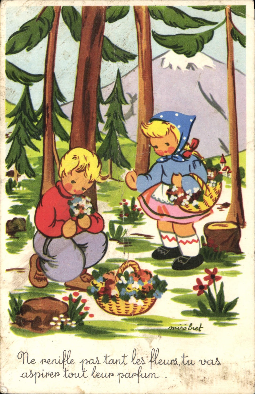 CPA Fantaisie Enfants