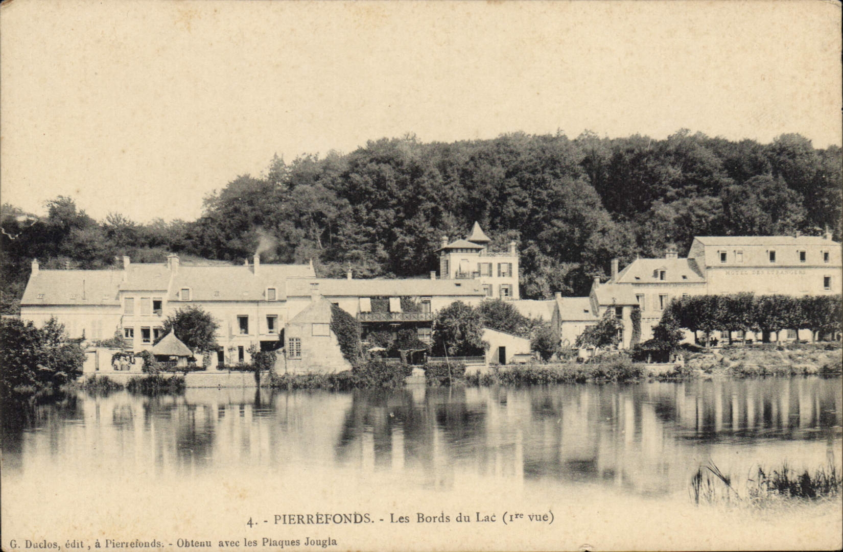 CPA Pierrefonds Le Bords du Lac 