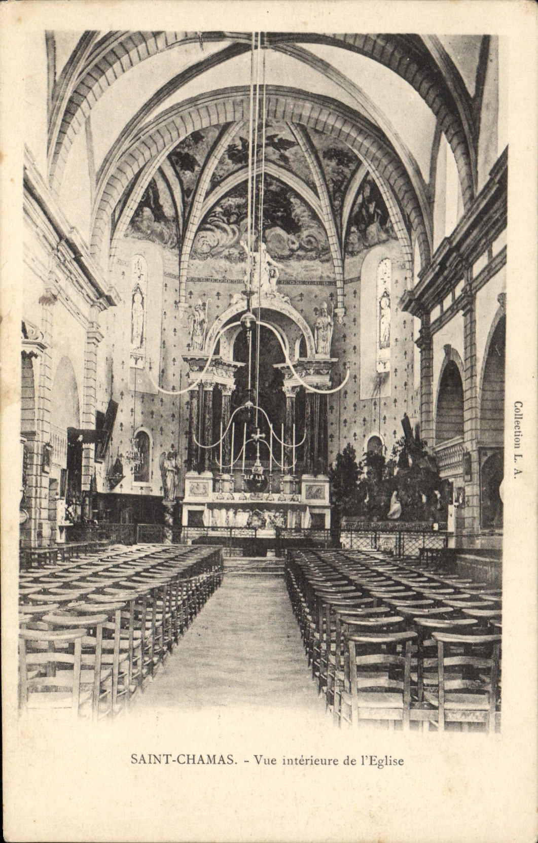 CPA Saint Chamas Vue Interieure de l'Eglise