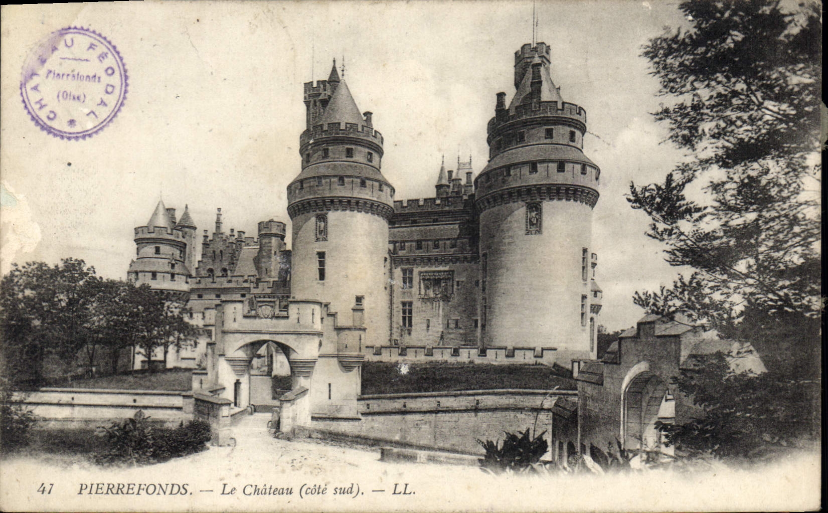CPA Pierrefonds Le Chateau cote Sud 