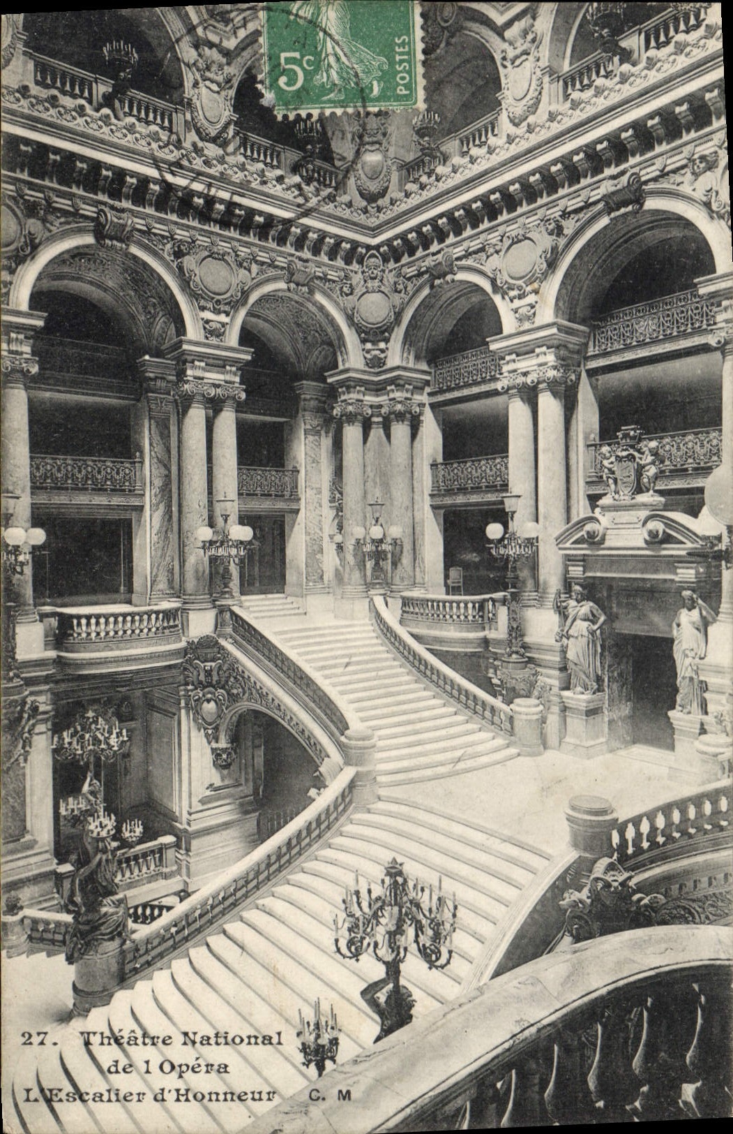 CPA Theatre National de l'Opera l'Escalier d'Honneur 