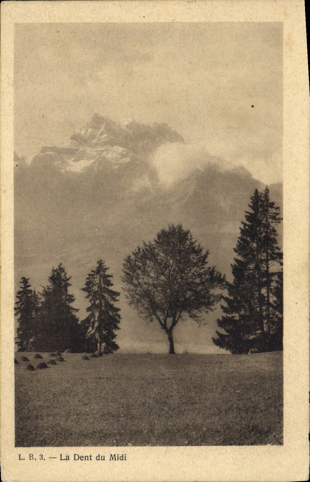 CPA La Dent du Midi 