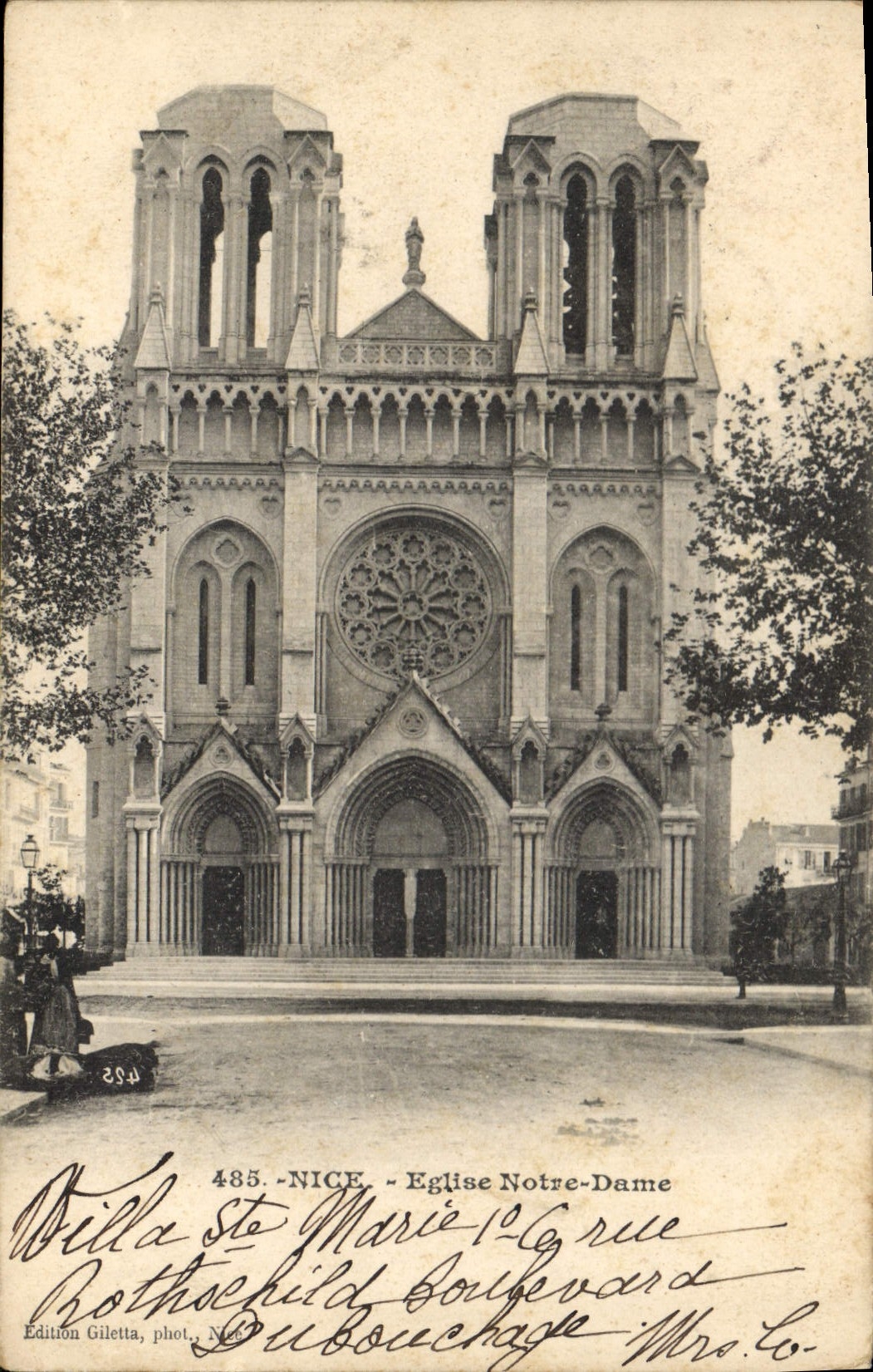 CPA Nice Eglise Notre Dame 