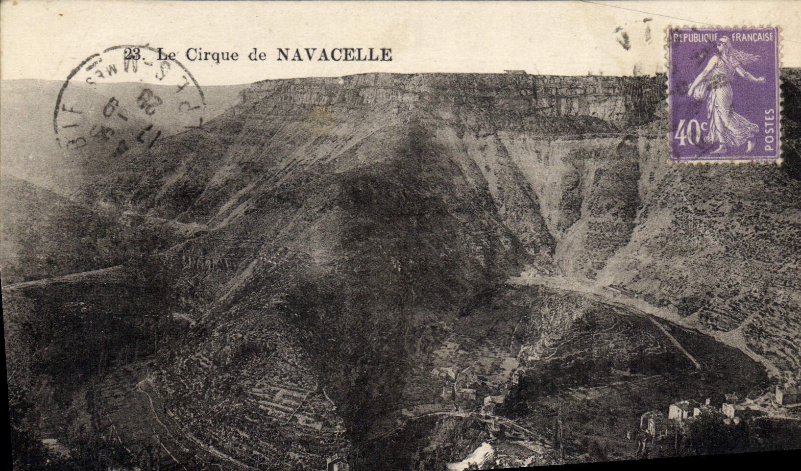 CPA Le Cirque de Navacelle 