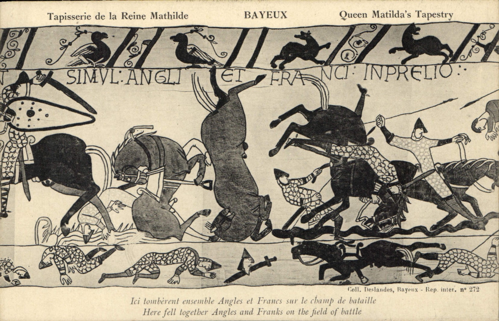 CPA Tapisserie de la Reine Mathilde Bayeux