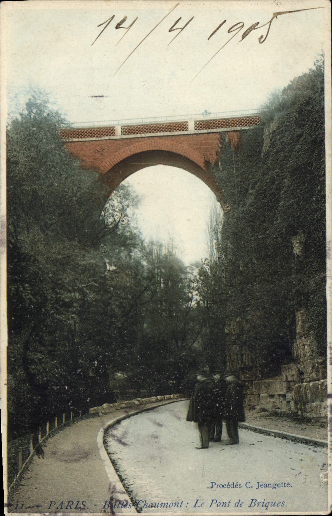 CPA Paris Chaumont Le Pont de Brigues 
