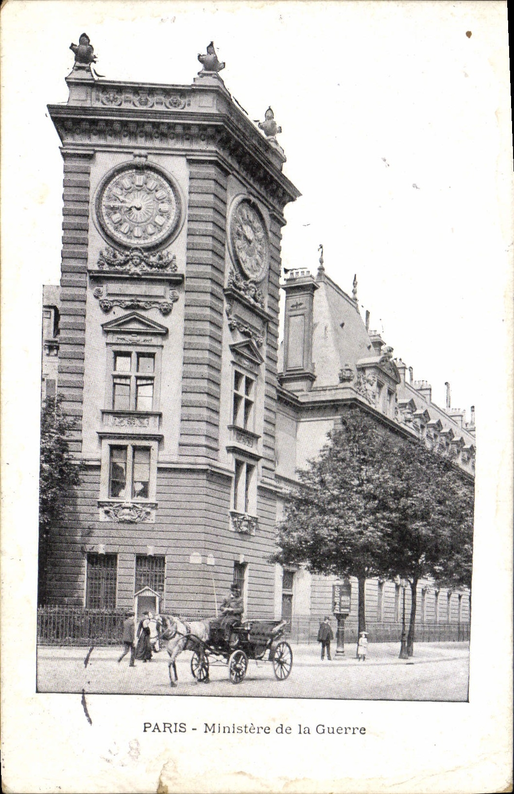 CPA Paris Ministere de la Guerre 