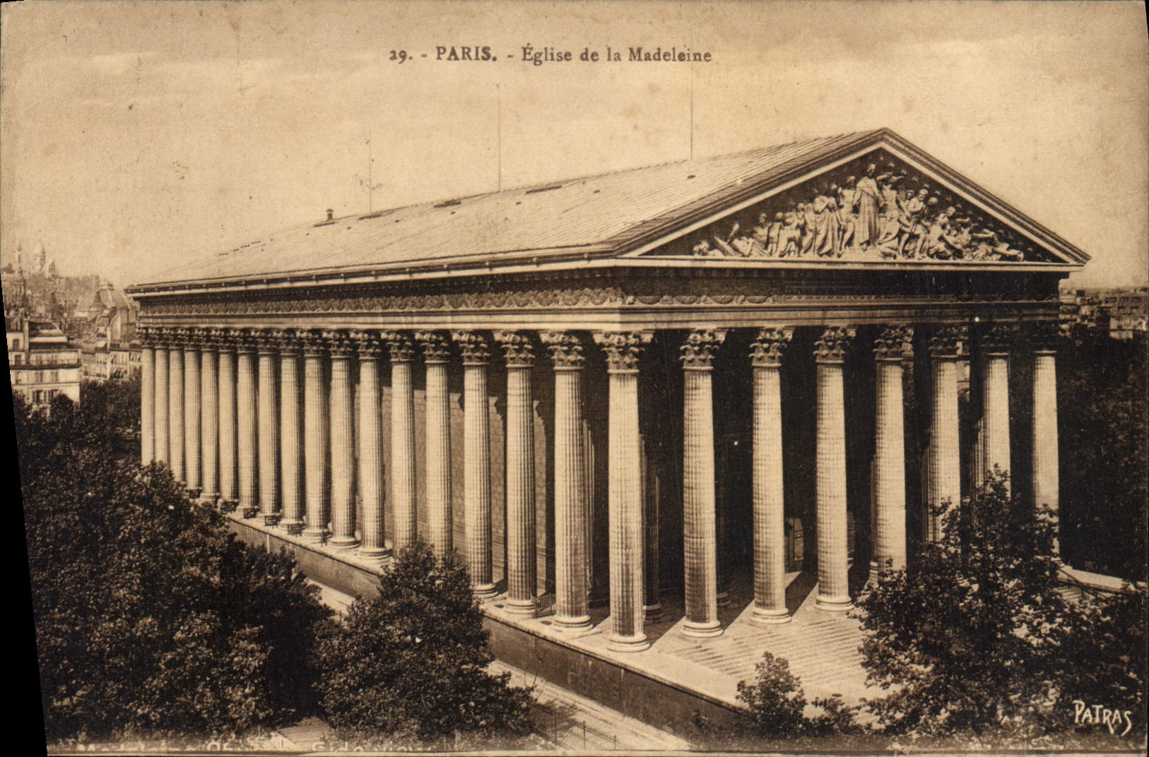 CPA Paris Eglise de la Madeleine 
