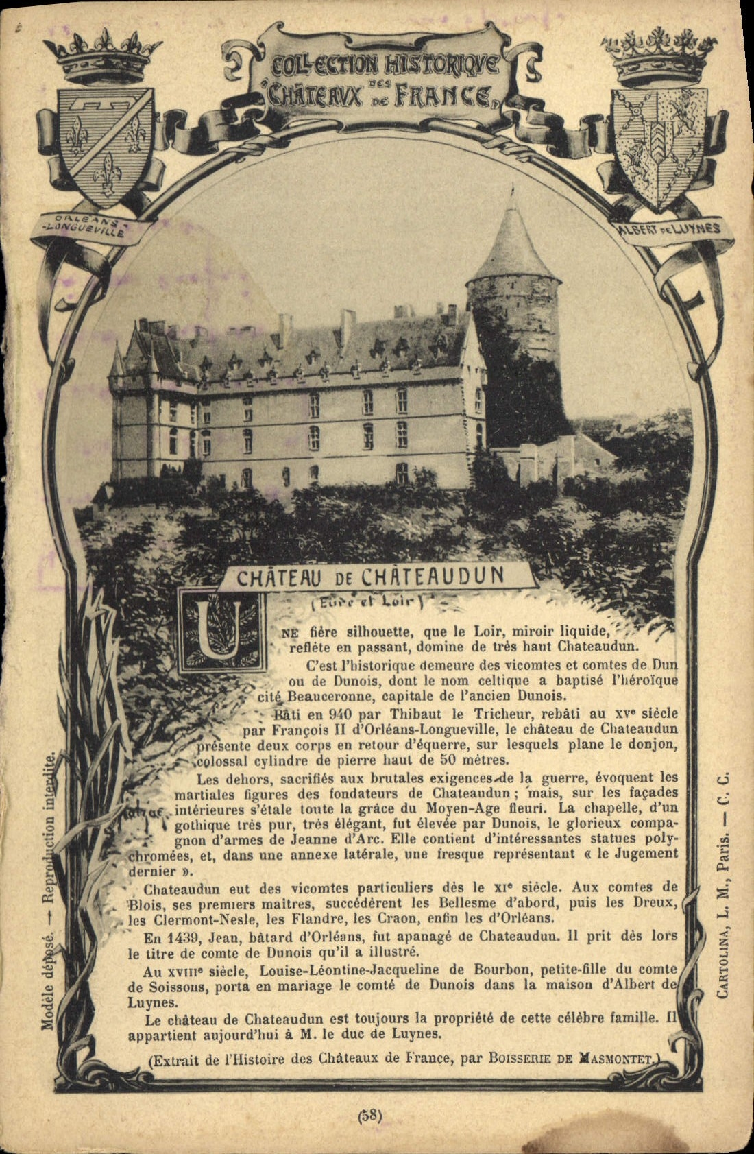 CPA Château de Chateaudun