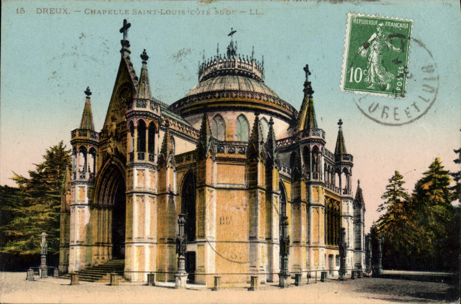 CPA Dreux Chapelle Saint Louis Cte sud 