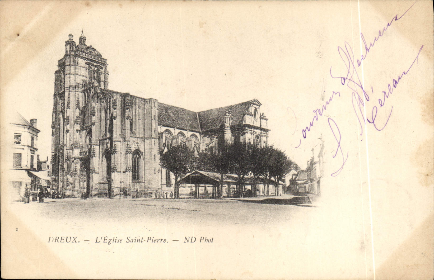 CPA Dreux l'Eglise Saint Pierre 