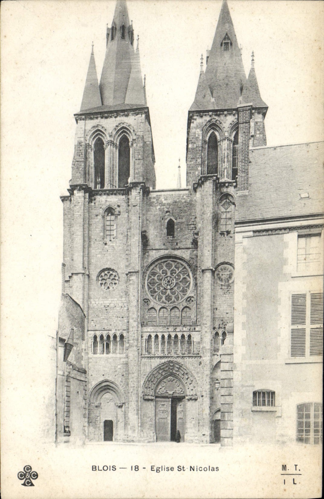 CPA Blois Eglise St Nicolas 