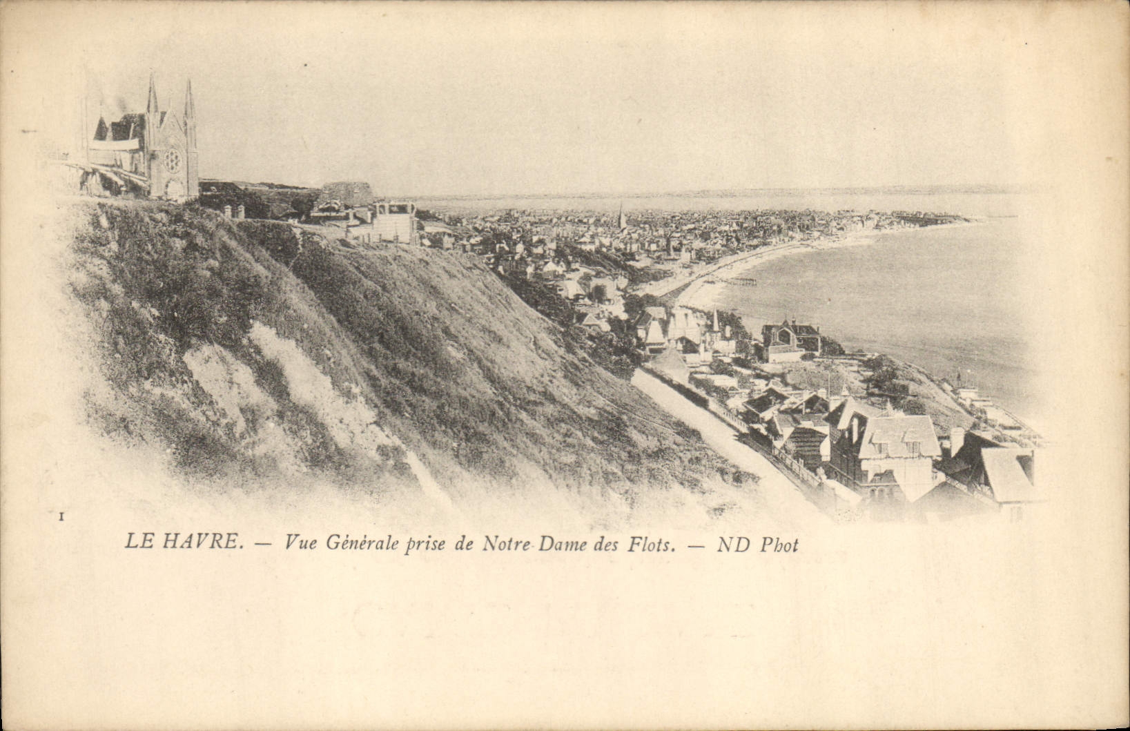 CPA Le Havre Vue Generale prise de Notre Dame des Flots