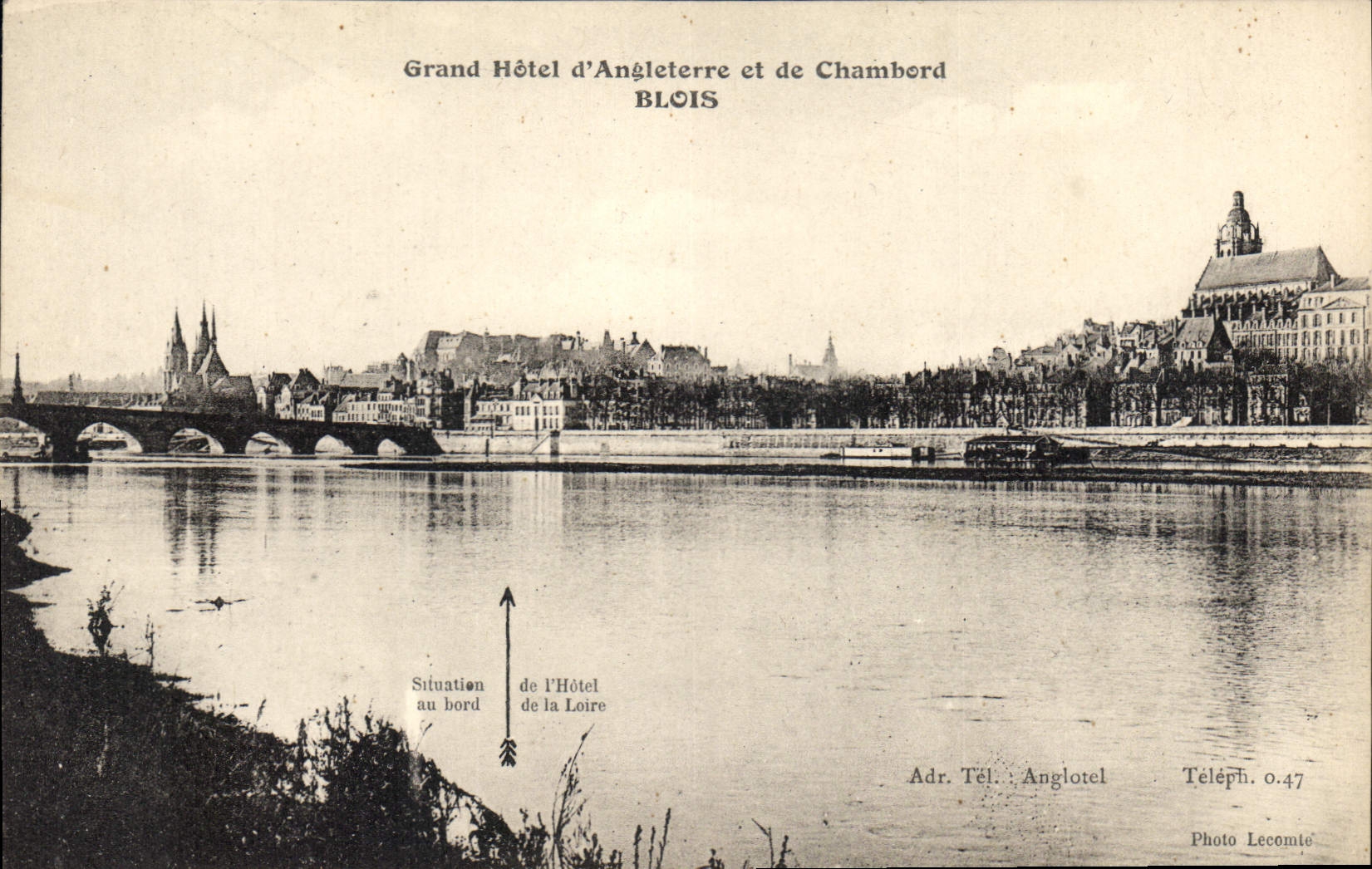 CPA Grand Hotel d'Angleterre et de Chambord Blois 