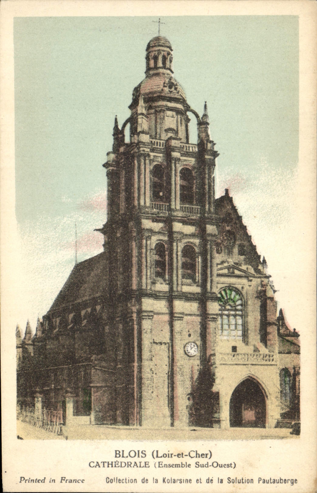 CPA Blois Loir et Cher Cathedrale Ensemble Sud Ouest 
