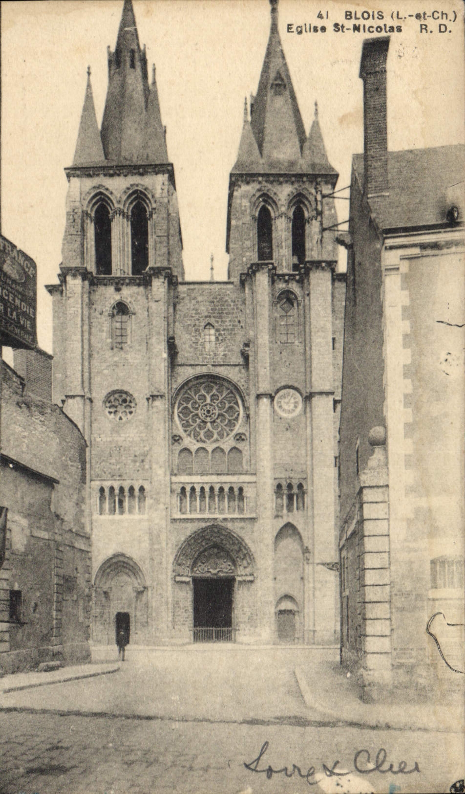 CPA Blois L et Ch Eglise St Nicolas 