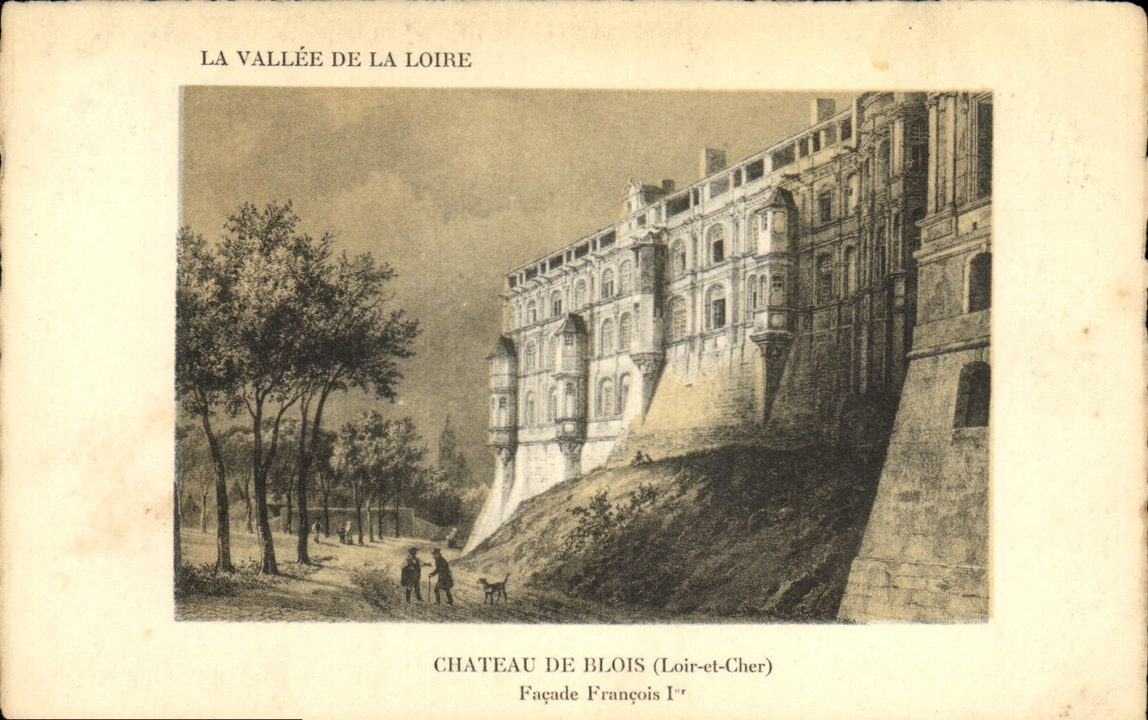 CPA La Vallee de la Loire Chateau de Blois Loir et Cher Facade Francois I 