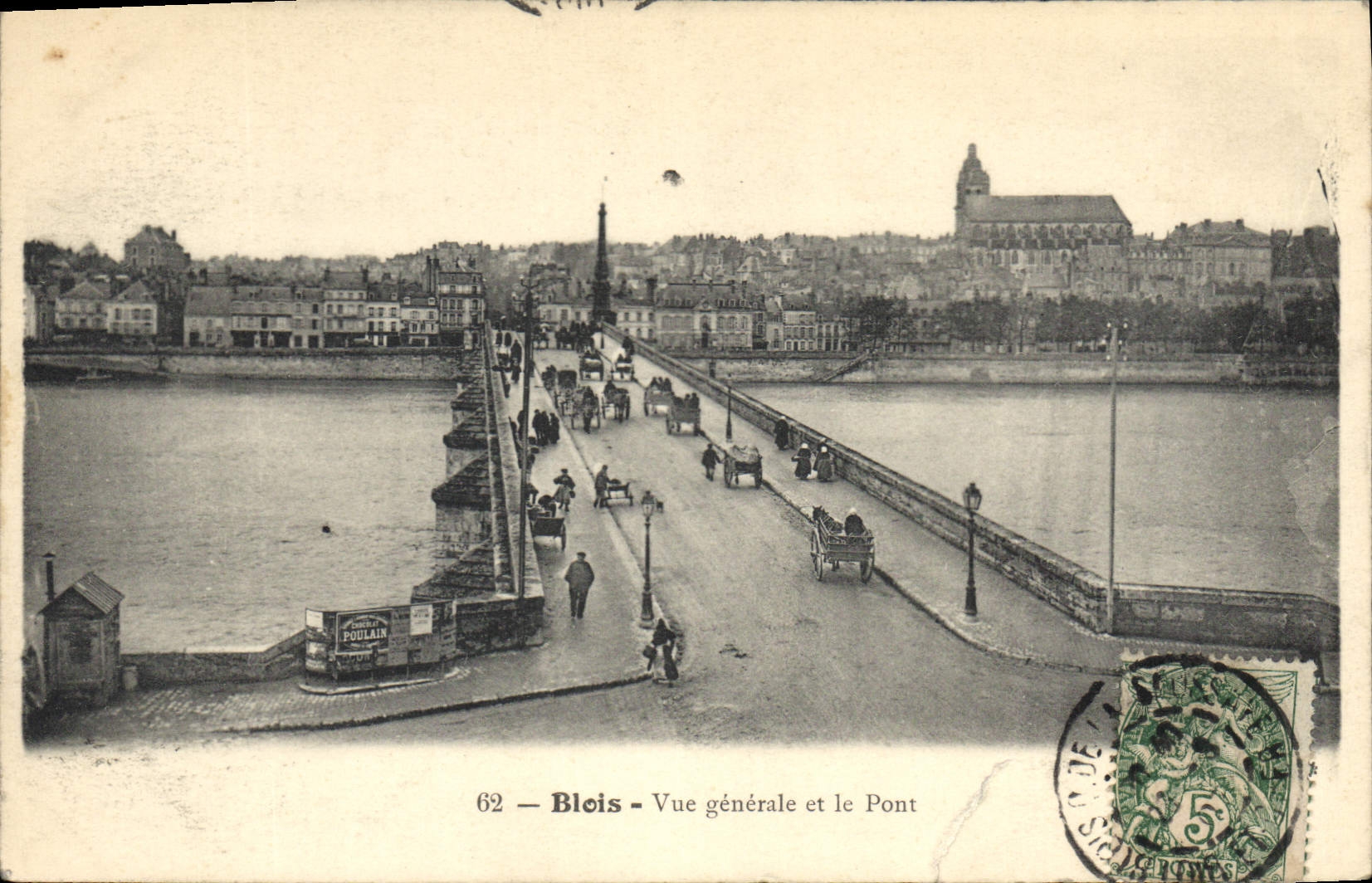 CPA Blois vue generale et le Pont 