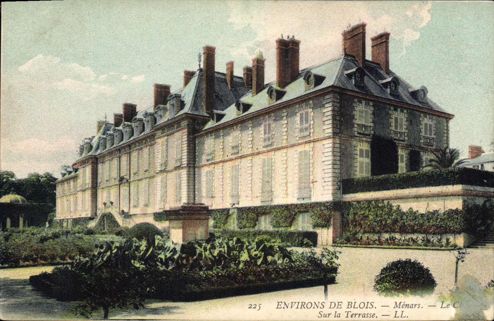 CPA Environs de Blois Menars sur la Terrasse 