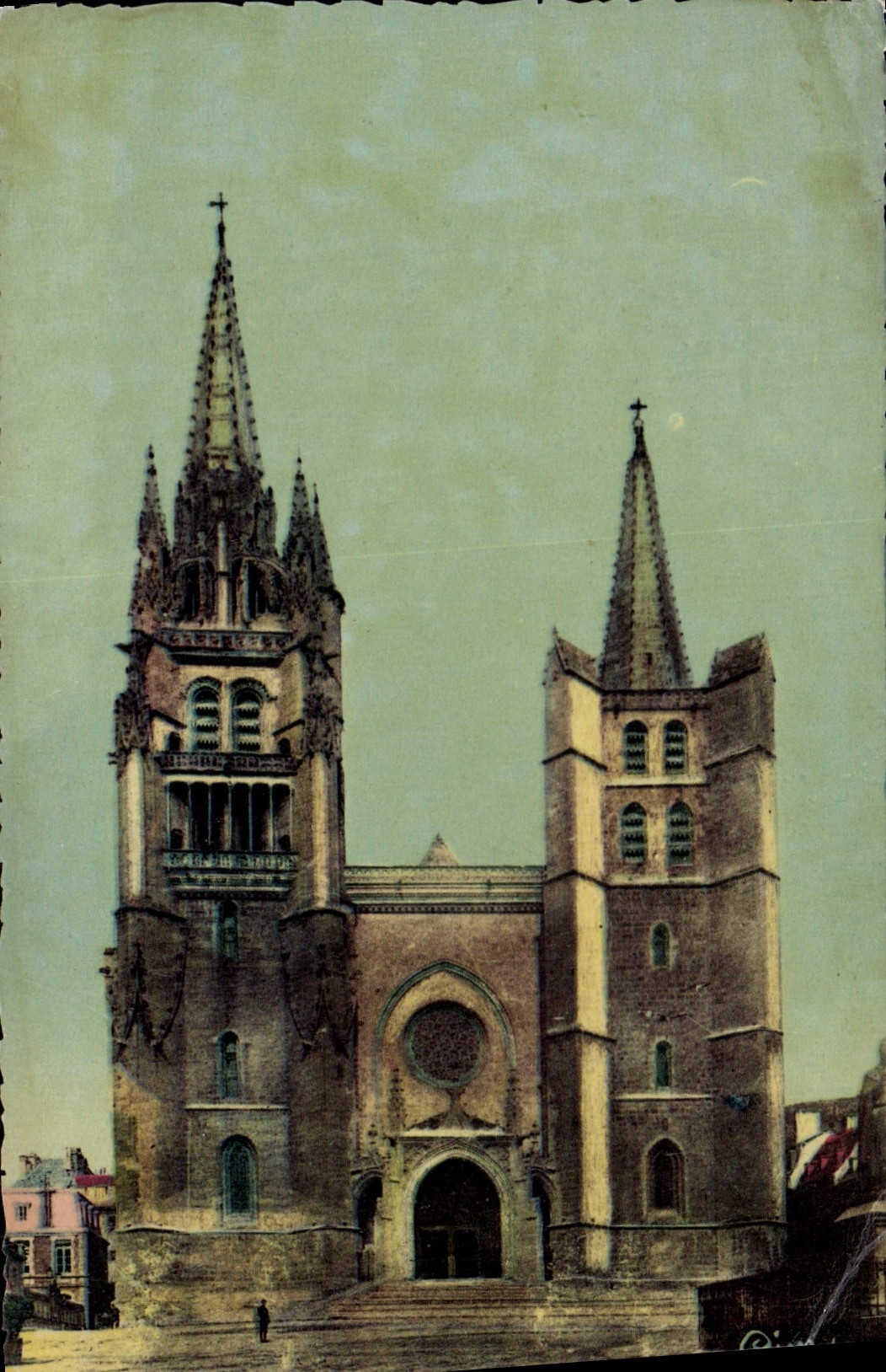 CPA Mende Lozere la Cathedrale 