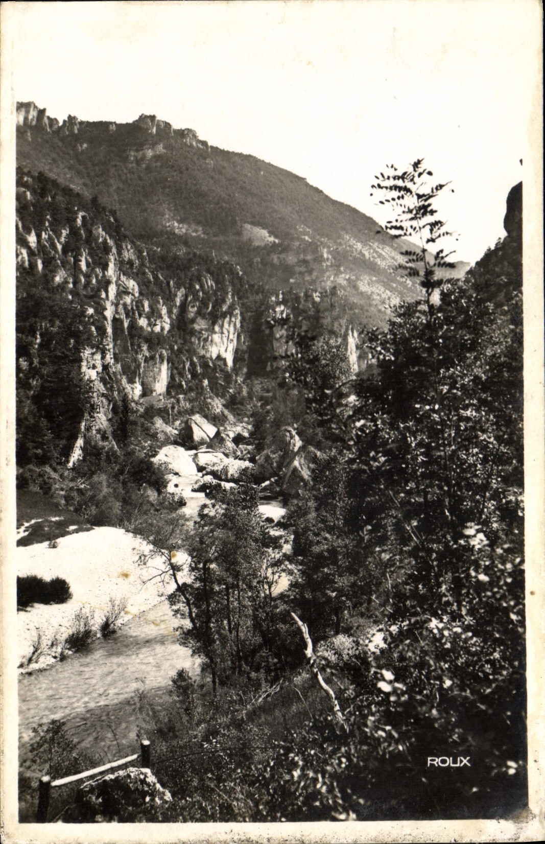 CPA Mende Gorges du Tarn le Pas de Souci 