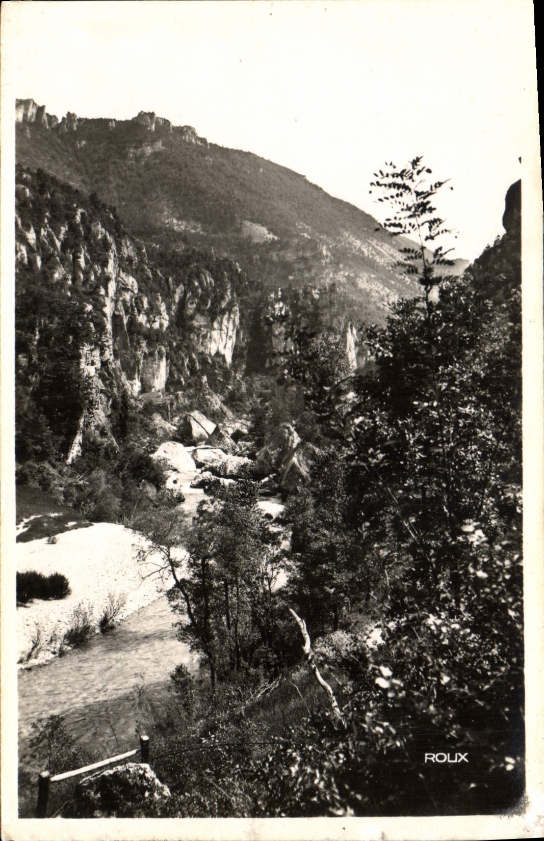 CPA Mende Gorges du Tarn le Pas de Souci 