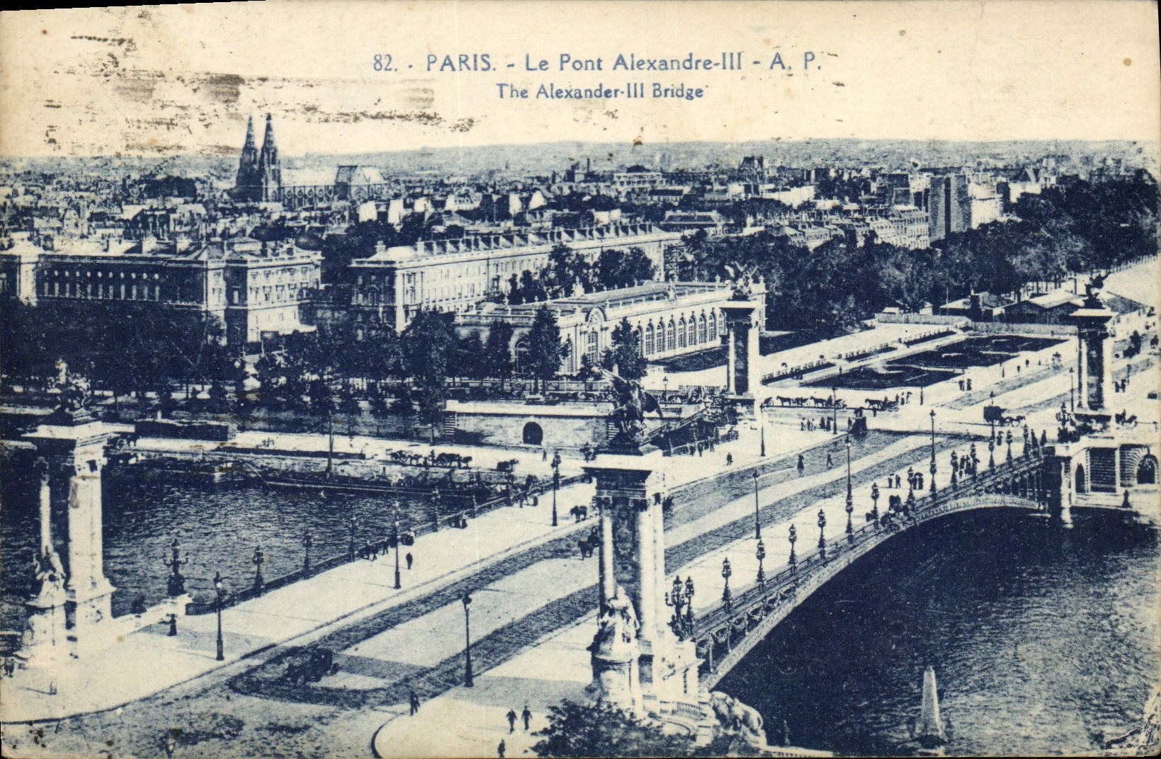 CPA Paris le Pont Alexandre III 