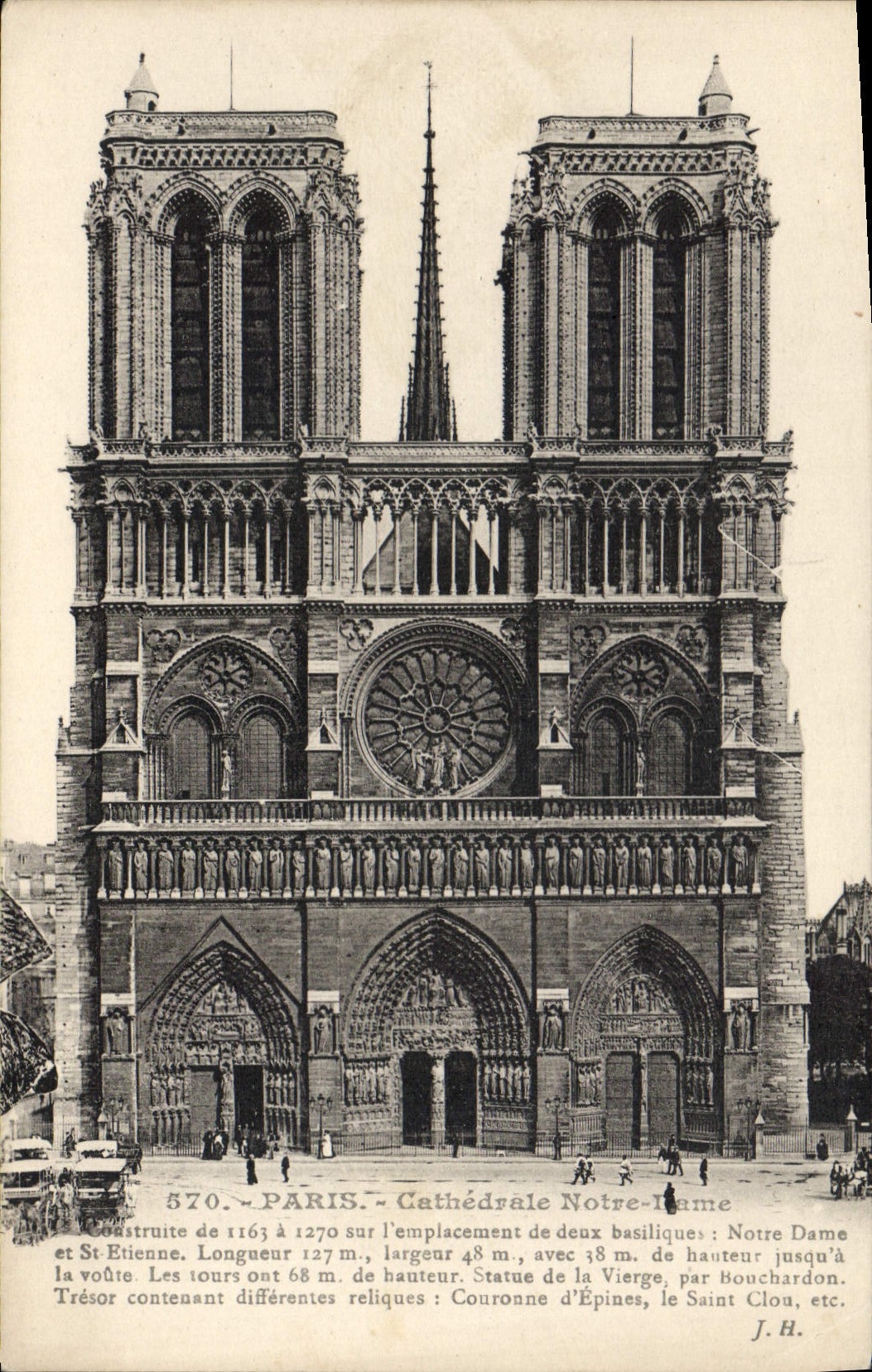 CPA Paris Cathedrale Notre Dame 