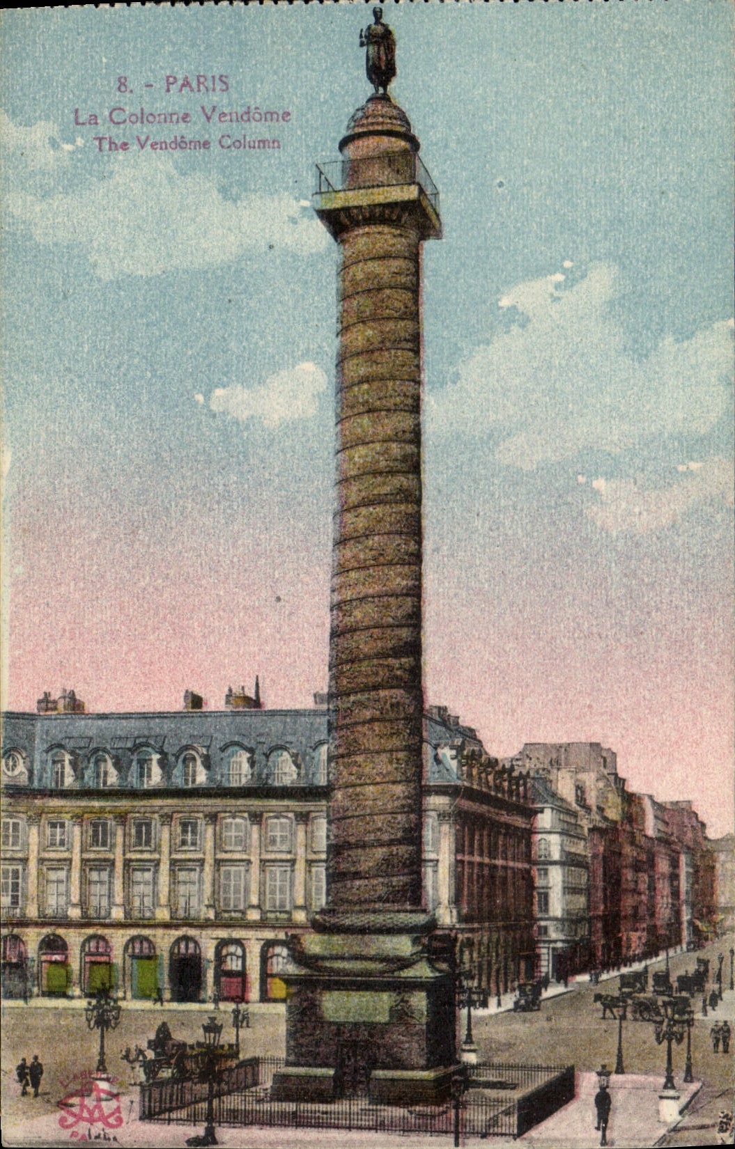 CPA Paris la Colonne Vendome 