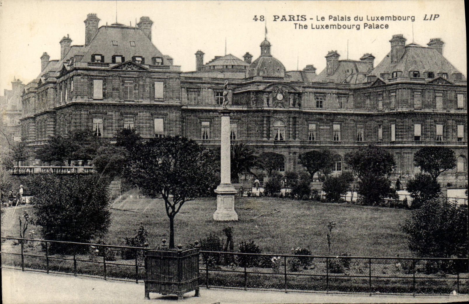 CPA Paris le Palais du Luxembourg 