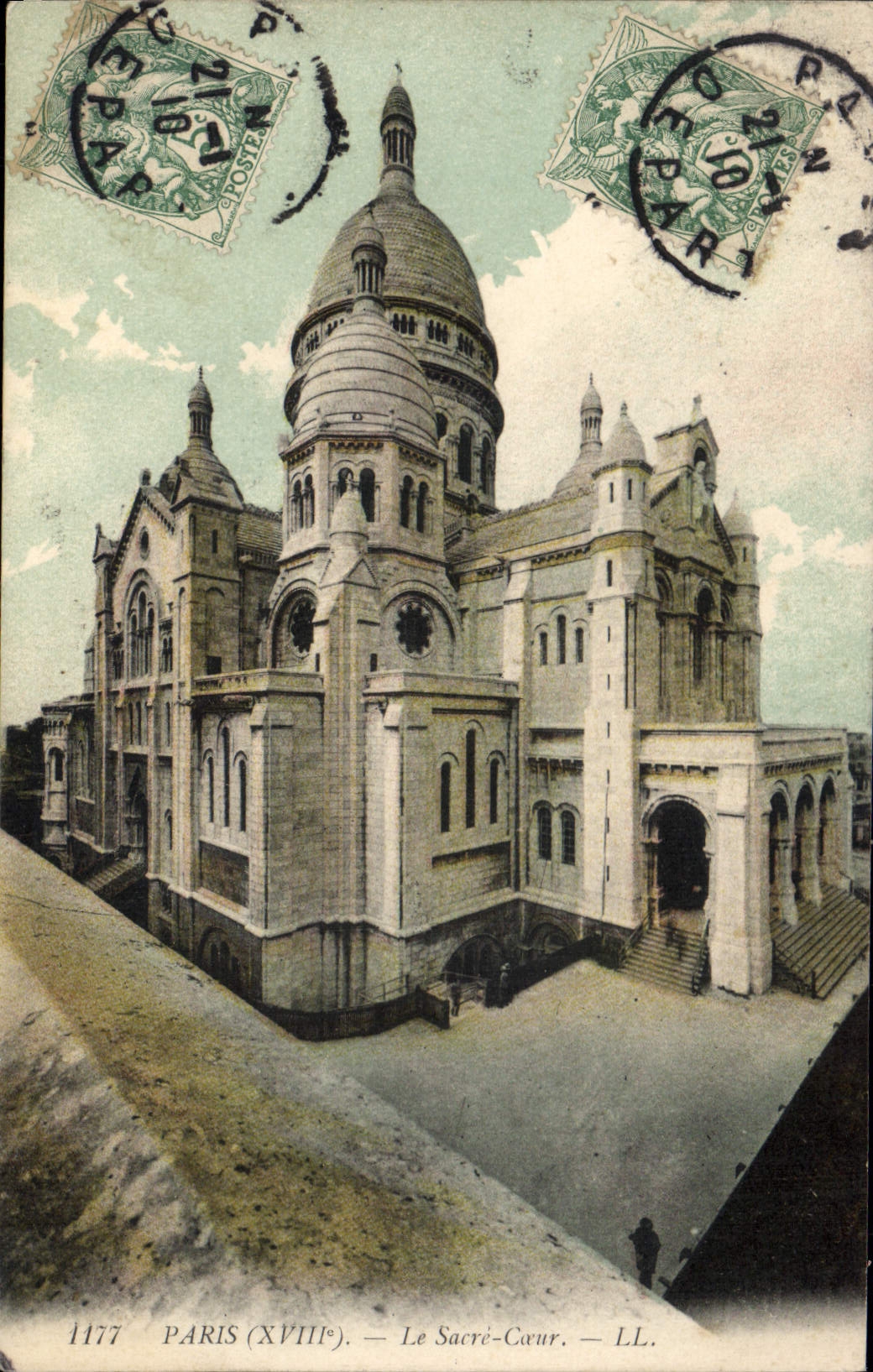 CPA Paris XVIII le Sacre Coeur 