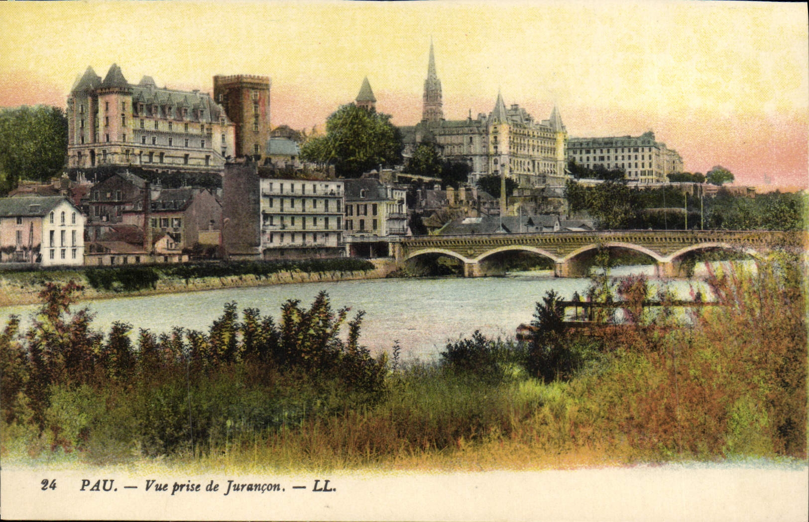 CPA Pau vue prise de Jurancon 