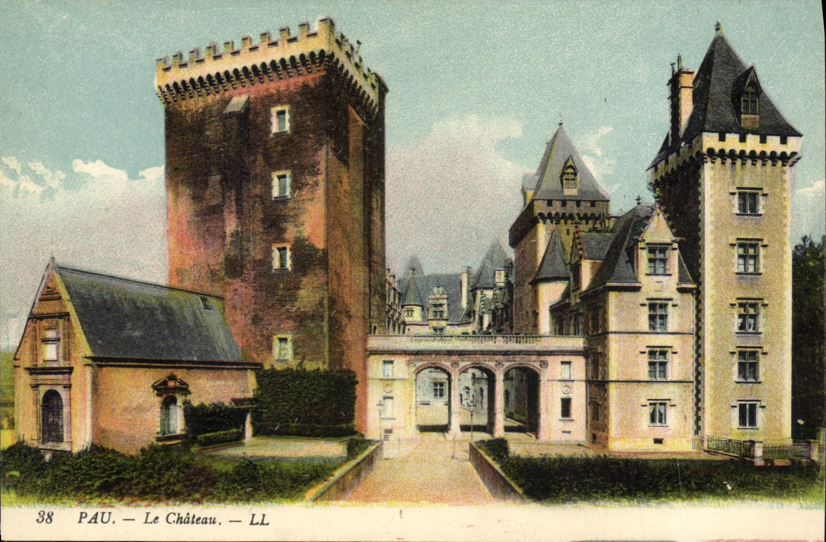 CPA Pau le Chateau 