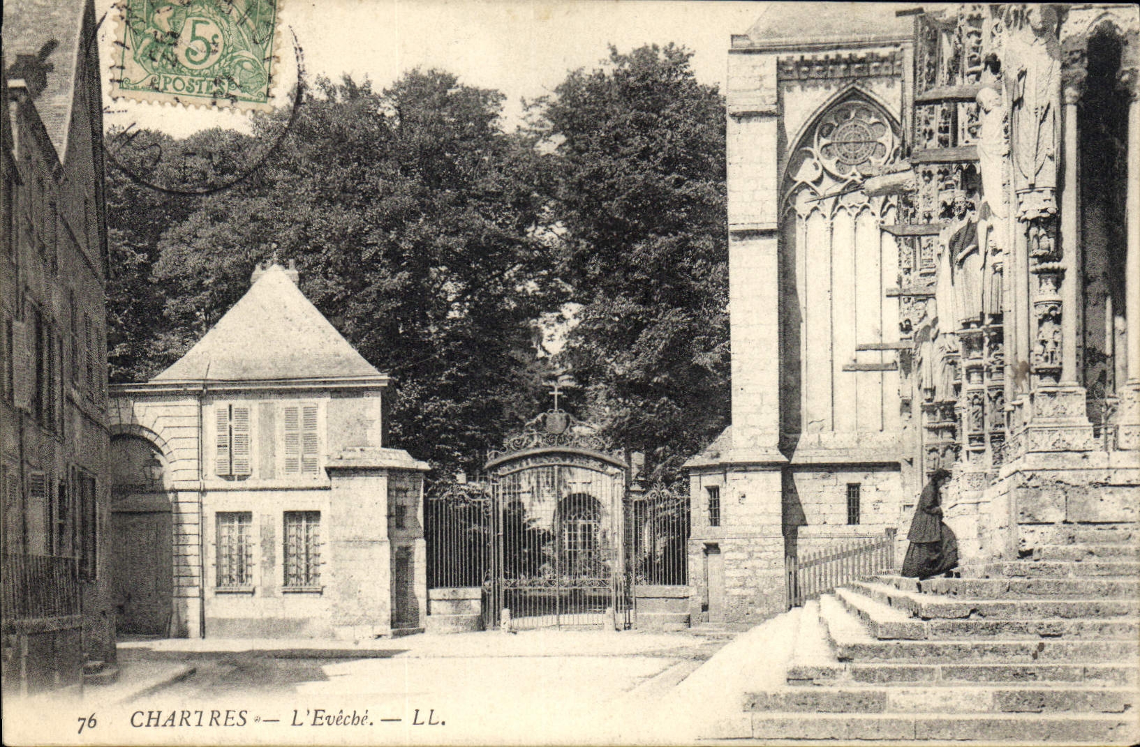 CPA Chartres l'Eveche 