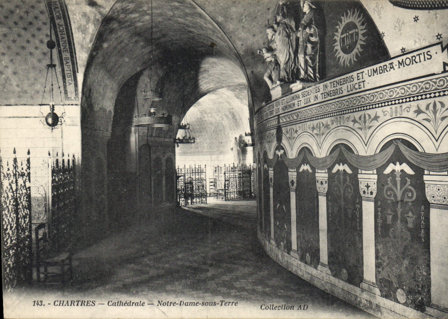 CPA Chartres Cathedrale Notre Dame sous Terre 