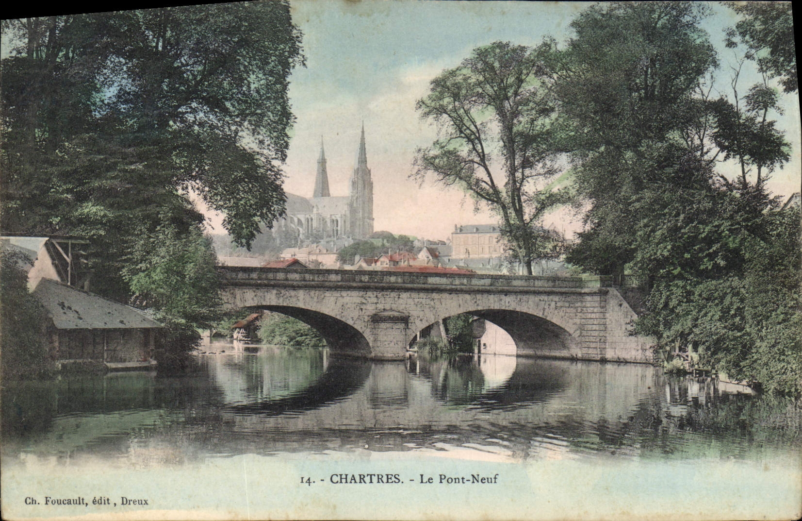 CPA Chartres le Pont Neuf 