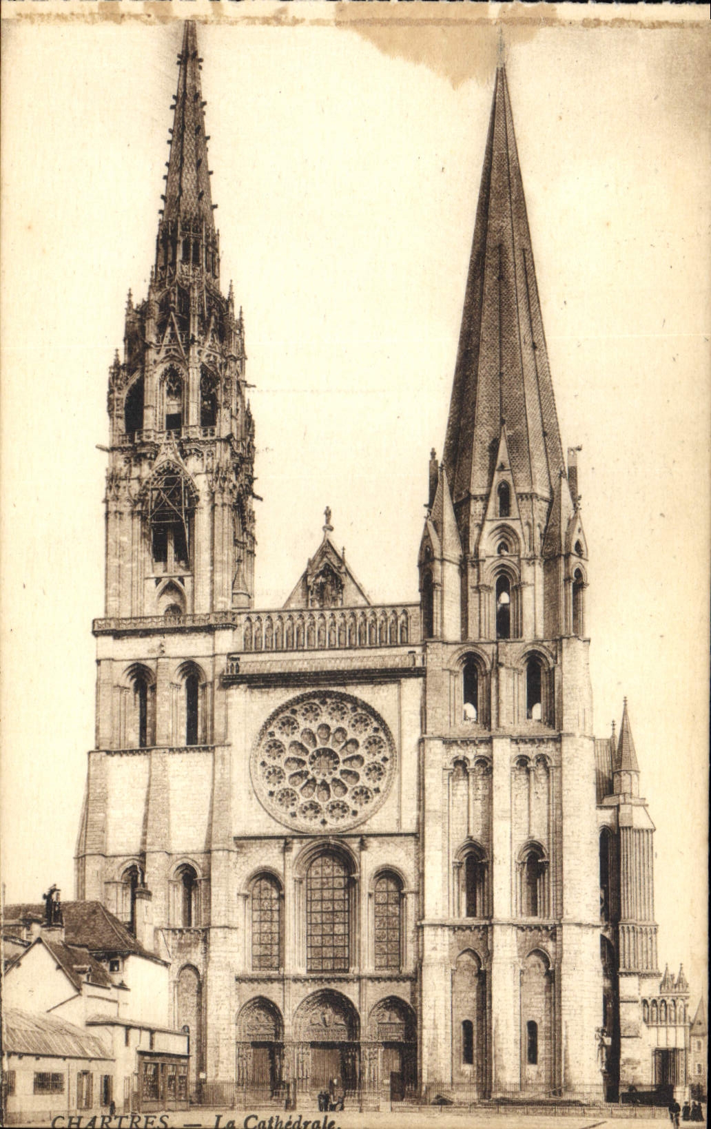 CPA Chartres la Cathedrale 