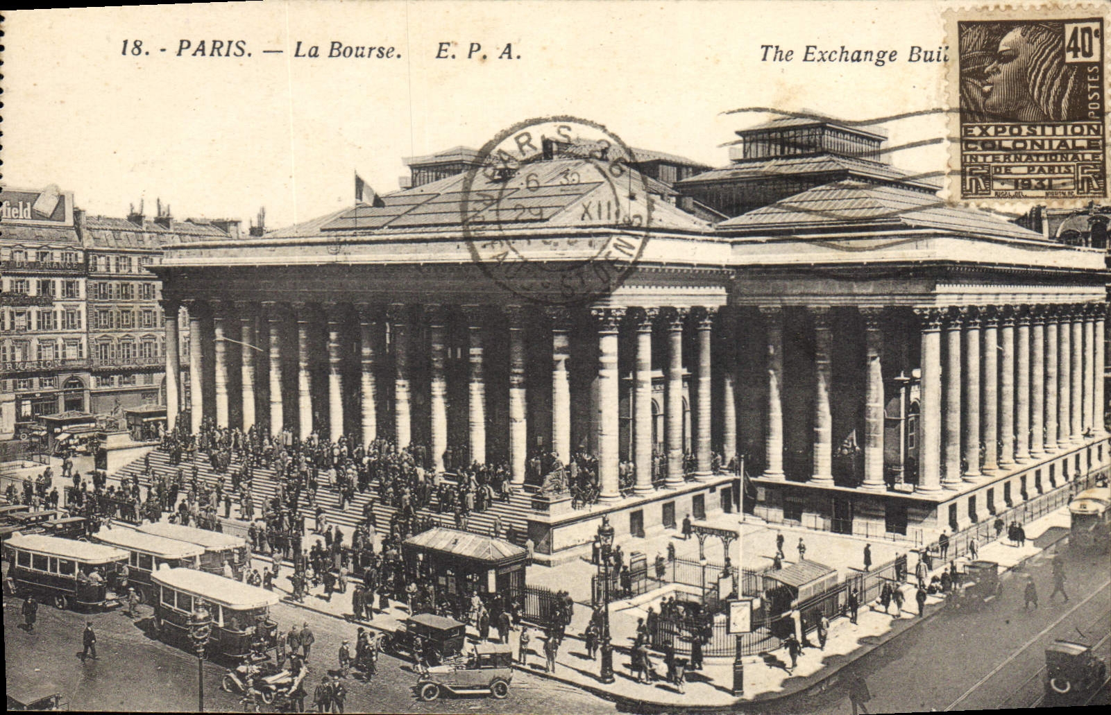 CPA Paris la Bourse 