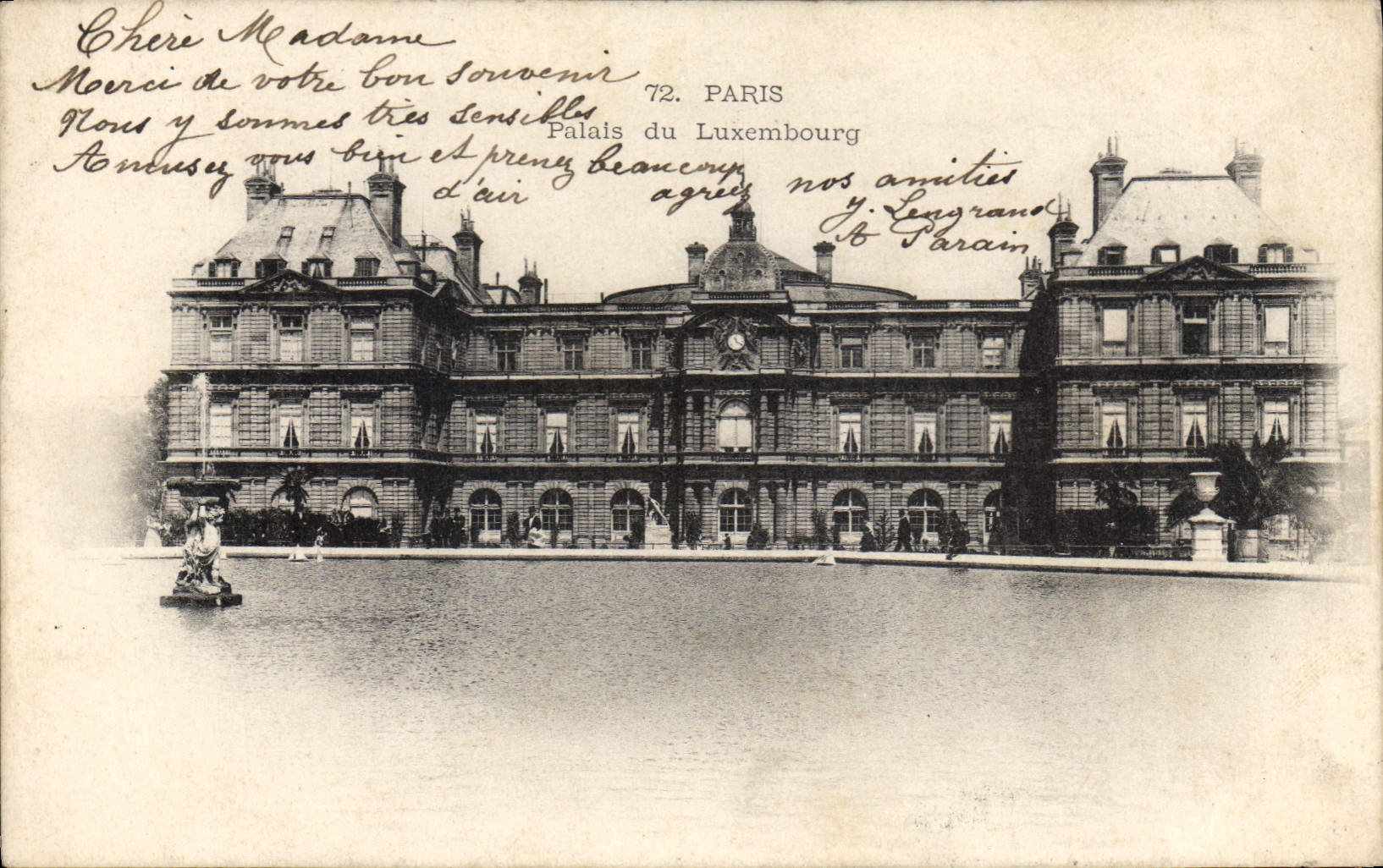CPA Paris Palais du Luxembourg 