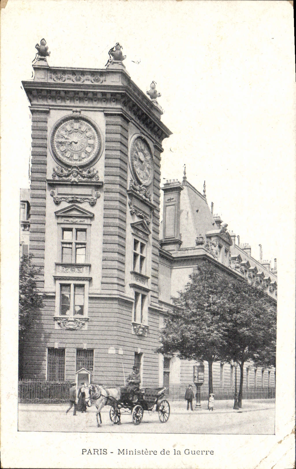 CPA Paris Ministere de la Guerre 