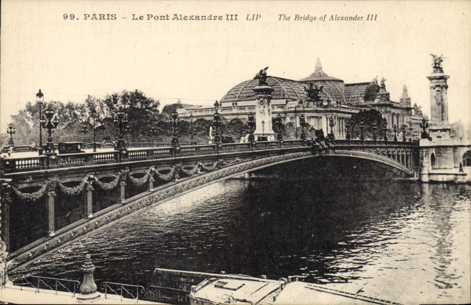 CPA Paris le Pont Alexandre III 